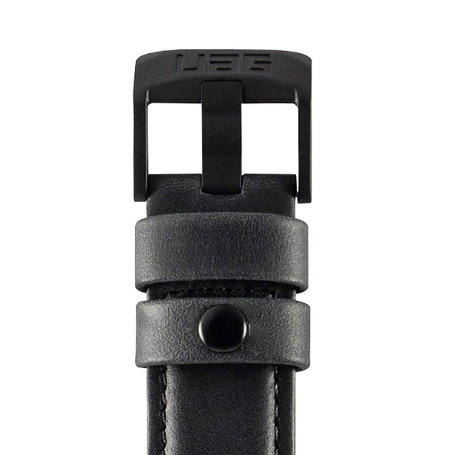 Pasek Skórzany UAG Urban Armor Gear Leather do Apple Watch 42 / 44 / 45 / 49mm - Czarny