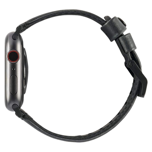 Pasek Skórzany UAG Urban Armor Gear Leather do Apple Watch 42 / 44 / 45 / 49mm - Czarny