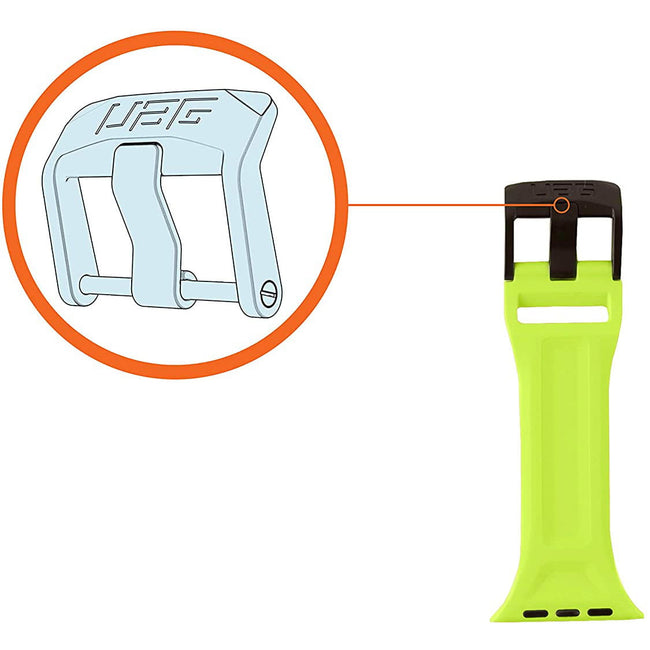 Pasek UAG Urban Armor Gear Civilian do Apple Watch 42 / 44 / 45 / 49mm - Zielony