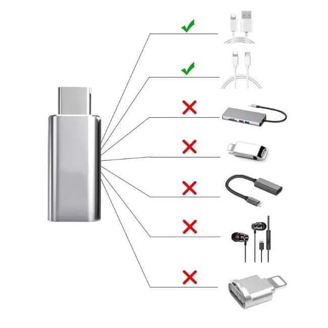 Adapter Phoneo® Lightning (iPhone, iPad) do USB-C