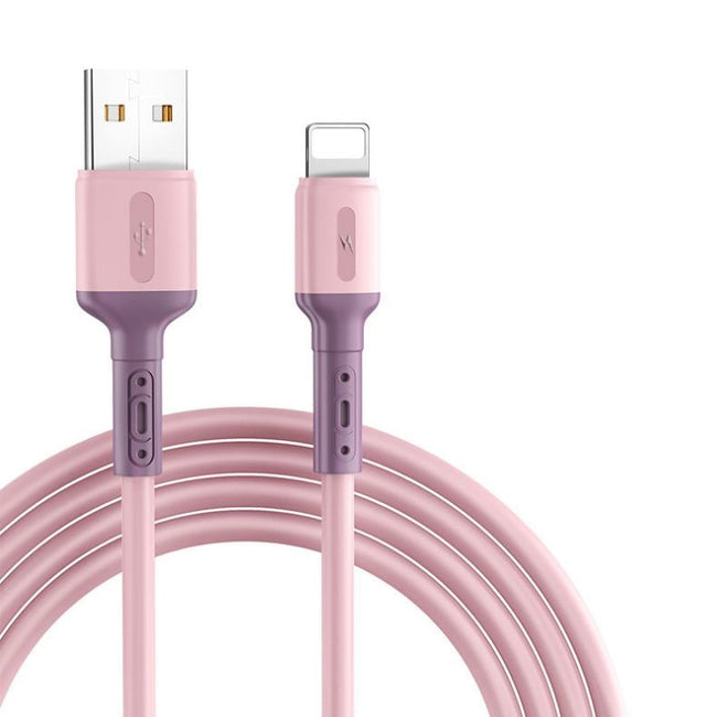 Kabel Lightning do iPhone, iPad - Kolorowy - 1 Metr