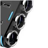 Trójnik / Rozgałęźnik Gniazda Zapalniczki, Ładowarka Quick Charge (USB x2), LED