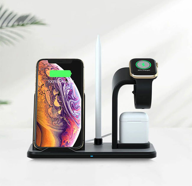 Ładowarka Bezprzewodowa Indukcyjna iPhone (Apple Watch, AirPods) - 3w1