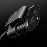 LDNIO® Ładowarka Samochodowa + Przedłużacz, 4x USB