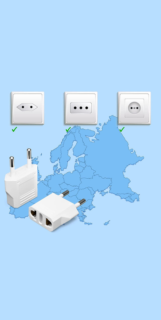 Adapter Sieciowy Phoneo Wtyczka Przejściówka US / JP -> EU / PL (TYP-A)