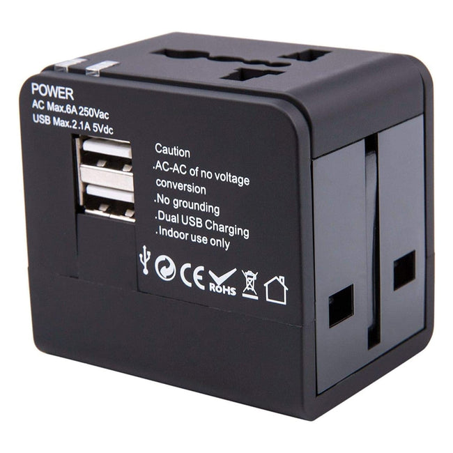 Adapter Podróżny Phoneo® Przejściówka Wtyczka EU / PL / US / UK