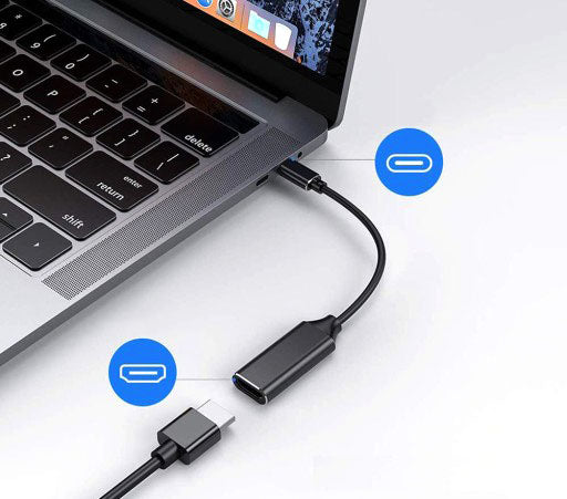 Adapter Aluminiowy Phoneo MHL USB-C do HDMI 4k