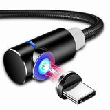 Kabel Magnetyczny, Kątowy (+ końcówka okrągła)