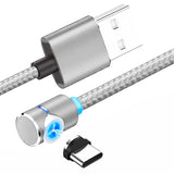 Kabel Magnetyczny, Kątowy (+ końcówka okrągła)