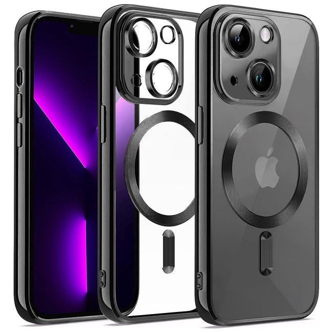 Etui Silikonowe Camera Protect do Magsafe - iPhone 14 Plus - Czarny