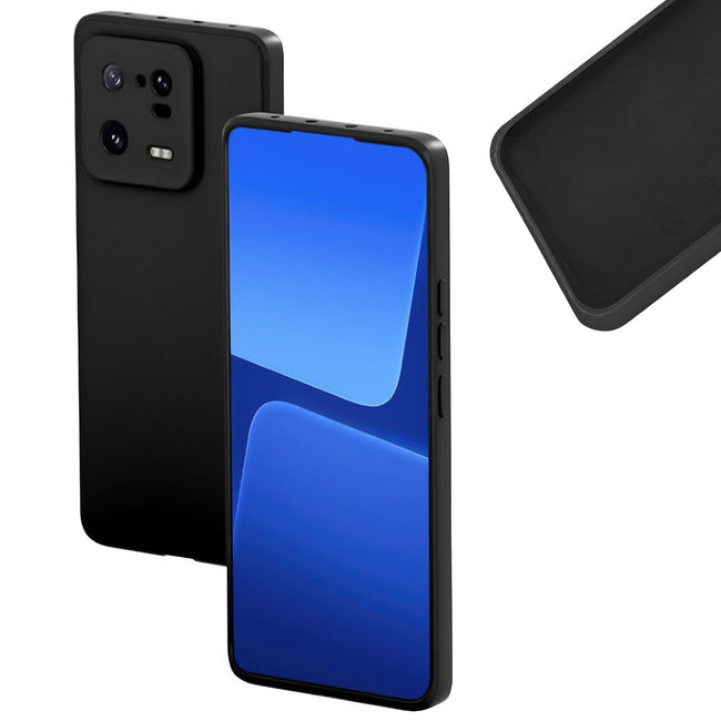 Etui Silikonowe - Liquid Silicone - Xiaomi Xiaomi 13 Pro 5G - Czarny