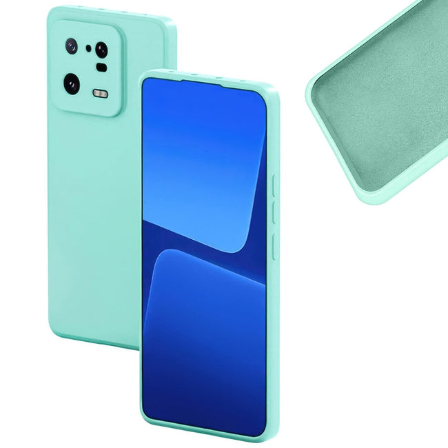 Etui Silikonowe - Liquid Silicone - Xiaomi Xiaomi 13 Pro 5G - Miętowy