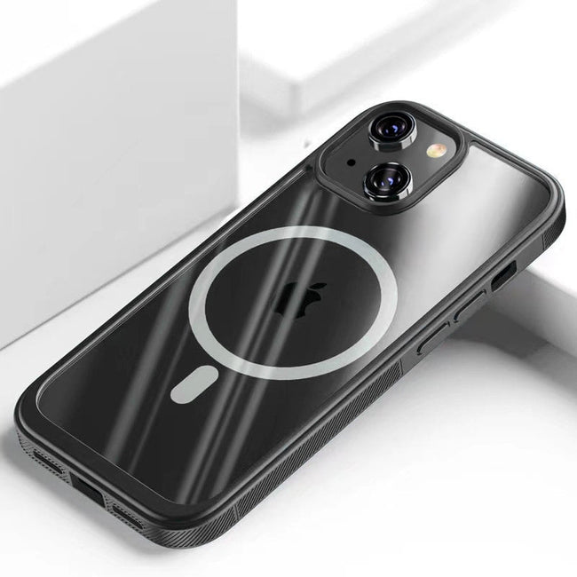 Etui Kolor Clear Grip do MagSafe - iPhone 14 Plus - Czarny