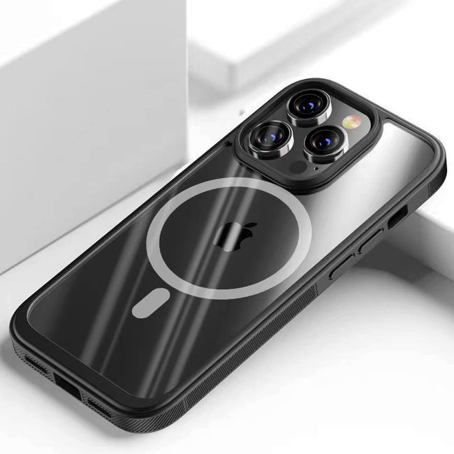 Etui Kolor Clear Grip do MagSafe - iPhone 14 Pro Max - Czarny