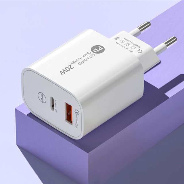 Szybka Ładowarka Phoneo Quick Charge 3.0 Fast 3A 20W