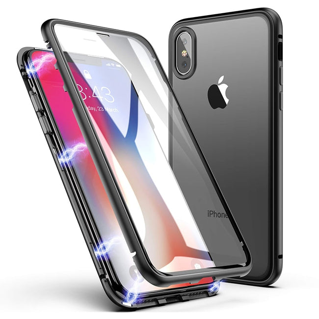 Etui Magnetyczne Dual Magneto - iPhone XS Max - Czarny