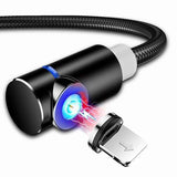 Kabel Magnetyczny, Kątowy (+ końcówka okrągła)