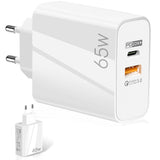 Szybka Ładowarka Sieciowa Phoneo USB + USB-C - GaN 65W