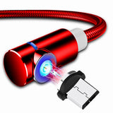 Kabel Magnetyczny, Kątowy (+ końcówka okrągła)