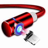 Kabel Magnetyczny, Kątowy (+ końcówka okrągła)