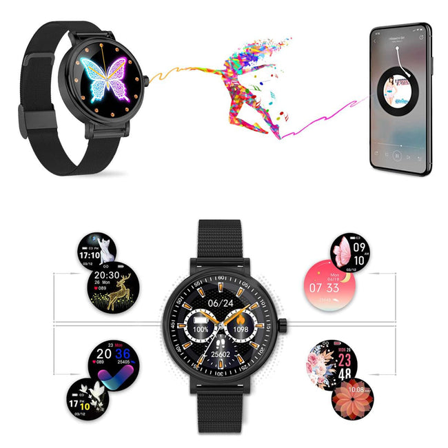 Smartwatch Rubicon RNBE64 - Czarny