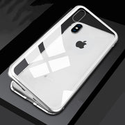Etui Magnetyczne Aluminiowe - Apple iPhone XS Max Srebrny