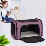 Transporter / Torba dla Psa / Kota do 9kg - Składany, Wentylowany - Różowy
