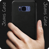 Etui Denim Jeans Case - Samsung Galaxy S8 - Czarny