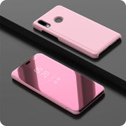 Etui Clear View - Huawei P-Smart 2019 - Różowy