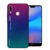 Etui Gradient Glass Case - Huawei P20 Lite - Moonlight Calm