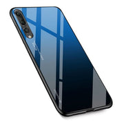 Etui Gradient Glass Case - Huawei P20 Pro - Blue at Night