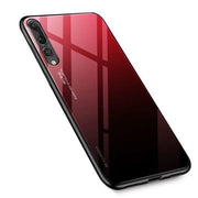 Etui Gradient Glass Case - Huawei P20 Pro - Deep Red
