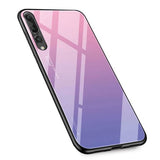 Etui Gradient Glass Case - Huawei P20 Pro - Lavender Pink