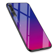 Etui Gradient Glass Case - Huawei P20 Pro - Warm Sunset