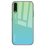 Etui Gradient Glass Case - Huawei P20 - Blue Lagoon