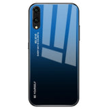 Etui Gradient Glass Case - Huawei P20 - Blue at Night