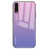 Etui Gradient Glass Case - Huawei P20 - Lavender Pink