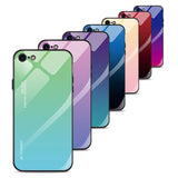 Etui Gradient Glass Case - iPhone SE 2020 / SE 2022 (SE3) - Pastel Pink