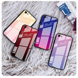 Etui Gradient Glass Case - iPhone 7 / 8 - Pastel Pink