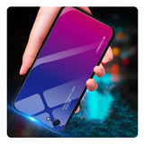 Etui Gradient Glass Case - iPhone 6 / 6s - Blue at Night