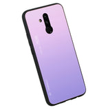 Etui Gradient Glass Case - Huawei Mate 20 Lite - Lavender Pink