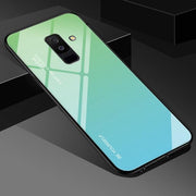 Etui Gradient Glass Case - Samsung S9+ - Blue Lagoon