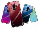 Etui Gradient Glass Case - Samsung Galaxy S9 - Blue at Night