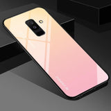 Etui Gradient Glass Case - Huawei P40 - Pastel Pink