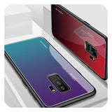 Etui Gradient Glass Case - Samsung Galaxy S9 - Blue at Night