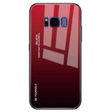 Etui Gradient Glass Case - Samsung Galaxy S8+ - Deep Red