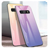Etui Gradient Glass Case - Samsung Galaxy S10 - Lavender Pink