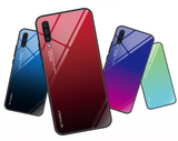 Etui Gradient Glass Case - Samsung Galaxy A50 - Deep Red