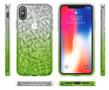 Etui Diament Case - iPhone X / XS - Zielony