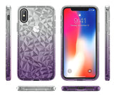 Etui Diament Case - iPhone X / XS - Śliwkowy